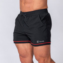 zenfit Printed Men Black Sports Shorts