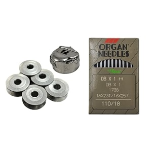 zenith combo industrrial haya bobbine case  alumunium bobbins  organ needles dbx1 10 needles db 18