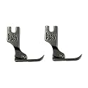 Zenith P363 Set of 2 Pc Pressure Foot and Parts for Industrial Umbrella Double Big Machines Compatible with Jack Juki Gemsy Zenith Industrial (P 363 SETOF 2 Pc) Steel Finish