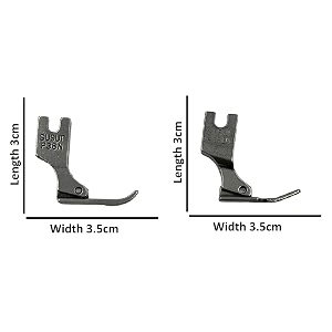 zenith pressure foot and parts for industrial umbrella double big machines compatible with jack juki gemsy p36n p36 ln set of 2 pressure foot
