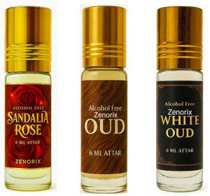 Zenorix Attar Perfume Pack of 3x6ml