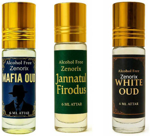 Zenorix Attar Perfume Pack of 3x6ml
