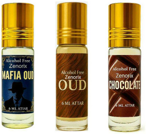 zenorix chocolate oud and mafia oud attar perfume oil for men  women floral attar oud agarwood royal oudh chocolate