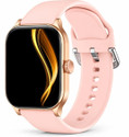 Zenostyle Rectangular Touchscreen Smart Watch with Adjustable