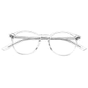 ZENOTTIC Vintage Round Glasses Women Men Non-Prescription Eyeglasses Frame