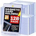 ZENOWICK 128ct Magnetic Card Holders, 35pt One Touch Card Holder