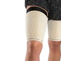 Zensah Thigh Compression Sleeve - Support for Pulled Hamstring, Quad Strain, Groin Compression Wrap for Men and Women