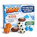 ZenseMe Soap Making Kit for Kids – DIY Sports Theme Soap Making Kit