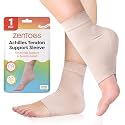 ZenToes Achilles Tendon Support Sleeve, Padded Compression Sock, 1 Pair