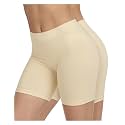 ZENUTA Slip Shorts for Women Under Dresses, Seamless Anti Chafing Shorts Summer, Biker Shorts for Women (2pcs Nude,XXL)