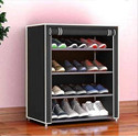 ZENVEXYO 4 Shelf PVC Pipe shoe stand