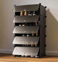 ZENVEXYO EZ Deal 4 Shelve Maroon Plastic