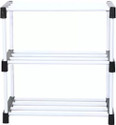 ZENVEXYO Space-Saving Plastic Open Book Shelf