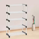 ZENVEXYO Space-Saving Plastic Open Book Shelf
