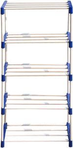 zenvexyo zenvexyo portable space saving 5 layer plastic book shelf plastic open book shelf