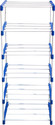 ZENVEXYO Zenvexyo Portable Space Saving 6 Layer Plastic book shelf Plastic Open Book Shelf