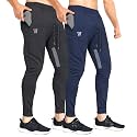 ZENWILL Mens Tapered Workout Running Pants Jogger