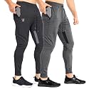 ZENWILL Mens Tapered Workout Running Pants Jogger