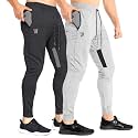 ZENWILL Mens Tapered Workout Running Pants Jogger