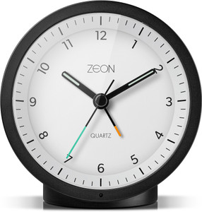 zeon analog black clock