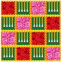 Zeonely Mart vinayaka Pooja backdrops Cloths | Pooja backdrops | puja Backdrop Decoration Cloth Size: (8 x 5) ft Pink Colour | Flowers Backdrop Cloth for Decoration