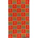 Zeonely Mart Coconut Background Decoration Cloth with Marigold Garlands Design Backdrop Cloth,Size :(5x8) feet Ganesh Pooja Decoration Backdrop | Pooja Background Decorations Cloth