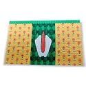 ZEONELY MART Govind namalu Backdrop Polyester Decoration Cloth for Ganapati Pooja Decoration backdrops, Size: (5 X 8) Ft, Govinda Backdrop for Decorations (Govinda Namam, Cloth24, Multicolor).