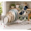 Zepdos Stainless Steel 9 Plate Organiser for
