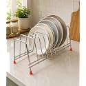Zepdos Stainless Steel Square Plate Rack for