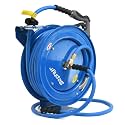 Zephyr Heavy-Duty Auto-Retractable WaterGarden Hose Reel Industrial-Grade