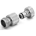 Zephyr Quick Connects Faucet - Hose Combo (Silver)