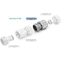 Zephyr Quick Connects Male Universal Coupler (Silver)