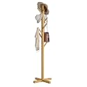 Sturdy Coat Rack with Hooks, Free Standing Wooden Coat, Purse, Entryway Coat Hanger Stand, Easy Assembly Hallway Entryway Room Home Office, for Jackets Hats Bags Umbrella (Beige, 92-1)