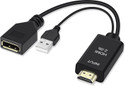 Zeptrox HDMI to DP Converter 4K USB Powered Adapter Gaming Adapter