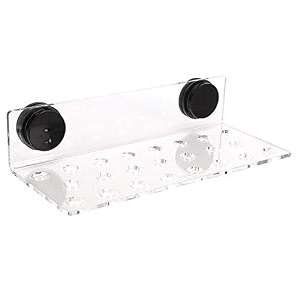 zerodis fish tank acrylic coral bracket base aquarium coral rack bracket transparent bracket holder frag plugs rack suction cup23holes