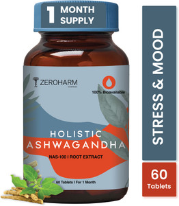 ZEROHARM Holistic Ashwagandha - Nano Formulated for