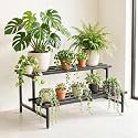Zeroway 2 Tier Metal Plant Stand 