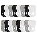 ZERULETS 16 Pairs Kids No Show Socks Toddler Low Cut Ankle Socks 2-13 Years