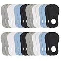 ZERULETS 16 Pairs Kids No Show Socks Toddler Low Cut Ankle Socks 2-13 Years