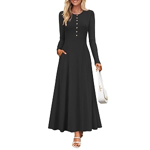 ZESICA Womens Elegant Maxi Dresses 2026 Fall