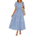 ZESICA Women39s Summer Casual Short Sleeve Boho