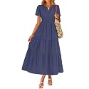 ZESICA Women39s Summer Casual Short Sleeve Boho