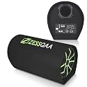 10 Inch D-Shaped Car Bass Tube | Built-in Amplifier | Dual Voice Coil | Plug &amp; Play | Green