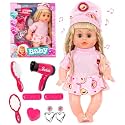 Zest 4 Toyz Baby Beauty Play Set Portable Pretend Makeup with Realistic Toys for Toddler Boys and Girls 9Pcs