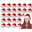 Zest 4 Toyz Christmas Hats, Santa Claus Caps for Kids, Free Size, Xmas Caps (Pack of 24)