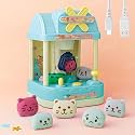 Zest 4 Toyz Claw Machine for Kids Arcade Games Mini Vending Machine with Light & Sound Toy Pretend Play Toys Birthday Gifts for Kids - Green