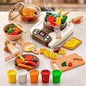 Zest 4 Toyz Clay Dough for Kids | Kitchen Set for Girls | Clay Cooking Toy with Induction Cooker | Food Maker Modelling Clay Set | Pretend Play Toys for Girls & Boys 8 Years+ Multicolor (23 Pieces)