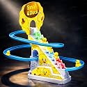 Zest 4 Toyz Duck Slide Toy Set | Musical Toys for Kids| Duck Toy for Kids | Light & Sound Toys |Small Duck Climbing Stairs Toy| Birthday Gifts for Boys and Girls 3+ Years (3 Ducks Included)