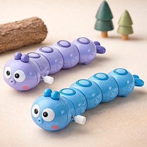 Zest 4 Toyz Wind-Up Caterpillar Toy for