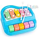 Zest 4 Toyz Xylophone for Kids Mini Piano Non Toxic Non Battery for Kids (Pack of 1) Random Color Dispatch